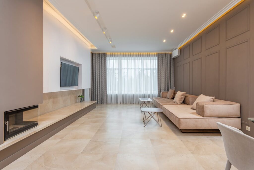 Strak afgewerkte muren als basis voor comfortabel wonen